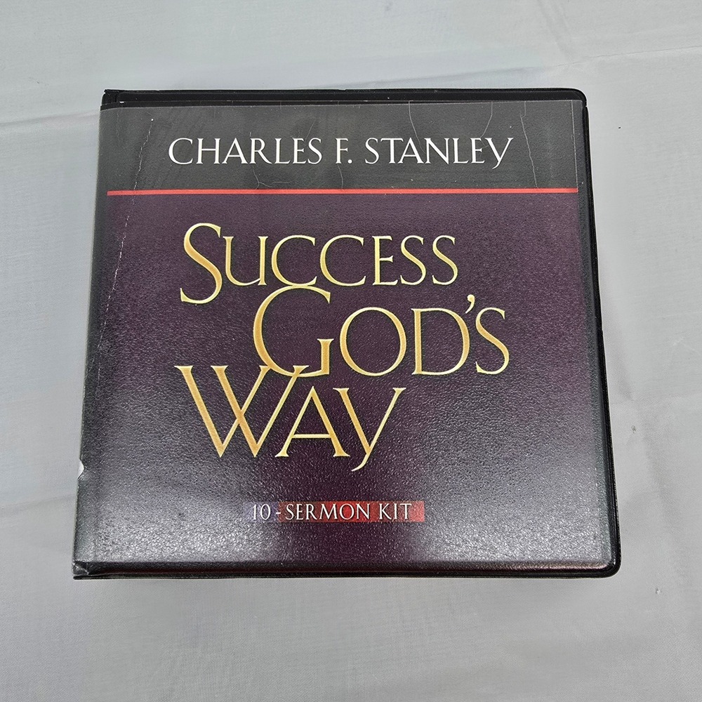 Charles F Stanley Success Gods Way‎ 10 Sermon Kit In Touch Ministries CD Set